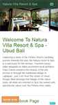 Mobile Screenshot of naturaresortbali.com
